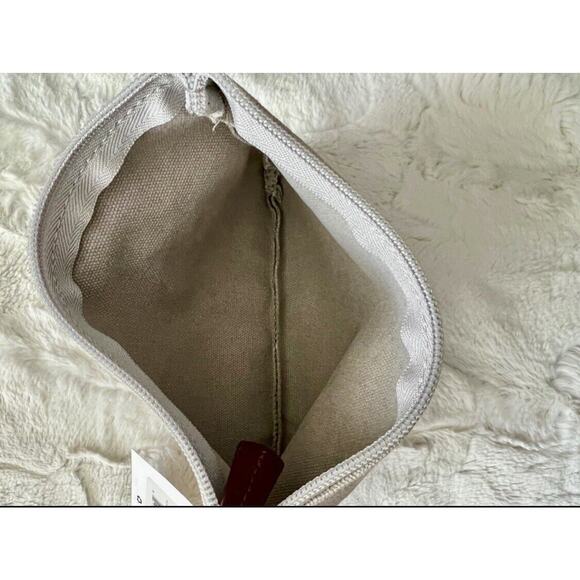 New Life Is Good Navy Blue STARS POUCH Cosmetic Travel Catch All Bag Zipper LG - Picture 6 of 8